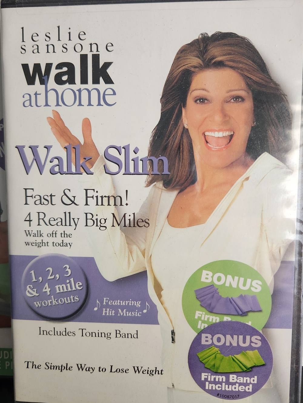 Leslie Sansone Walk at Home "Walk Slim" & 10 Minute Solution Pilates Fitness DVD - Picture 2 of 8